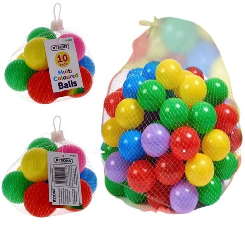 500 multi coloured balls - 10-500,