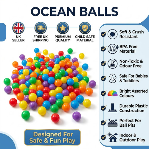 Children play balls plastic - play,