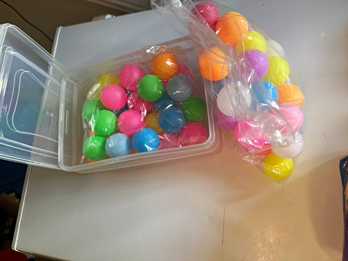 Assorted color plastic ball - color,