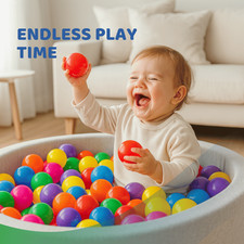 CHILDREN PLAY BALLS PLASTIC