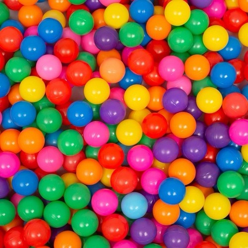 Multicolour plastic soft - multicolour, play