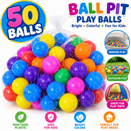 Soft plastic ball pit - soft, balls