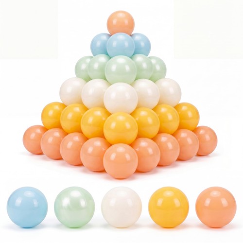 Clear ball pit balls - ball, crush