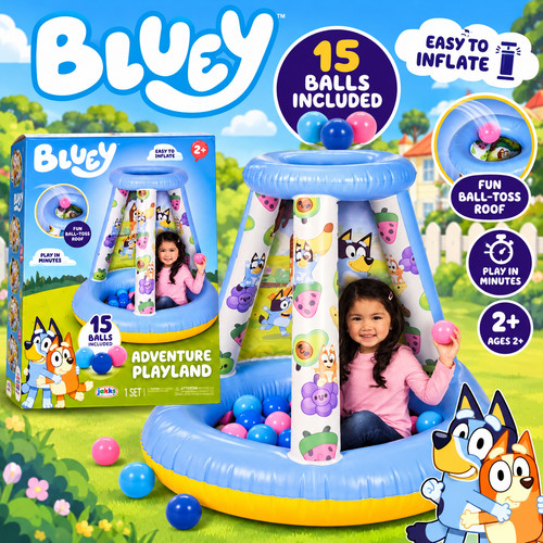 Bluey adventure playland ball - adventure,