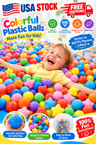100pcs ball pit balls - ball, plastic