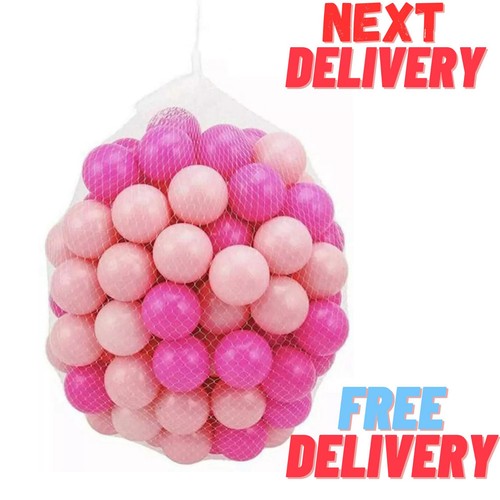 100 soft plastic - 100, pink