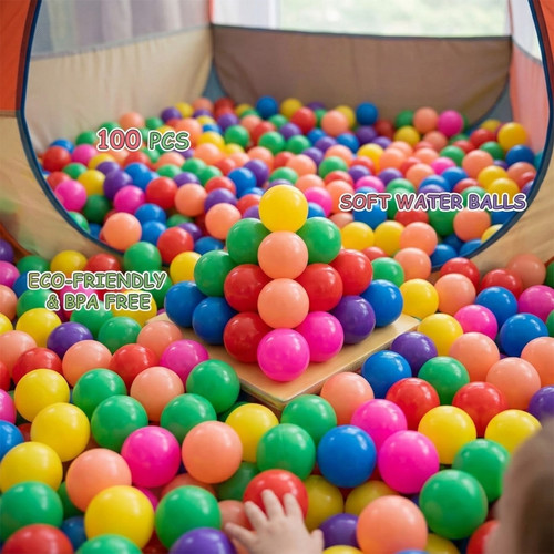 100pcs colorful ocean - colorful, pit
