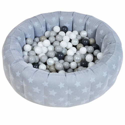 Grey round soft - baby, ball